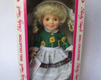Vintage 1982 SHIRLEY TEMPLE Doll by Ideal NRFB - Dutch Costume
