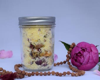 Herbal Bath Soak // Bath Salts // Home Spa // Floral Bath // Energising // Cleansing // Detox //Epsom Salts // Party favors