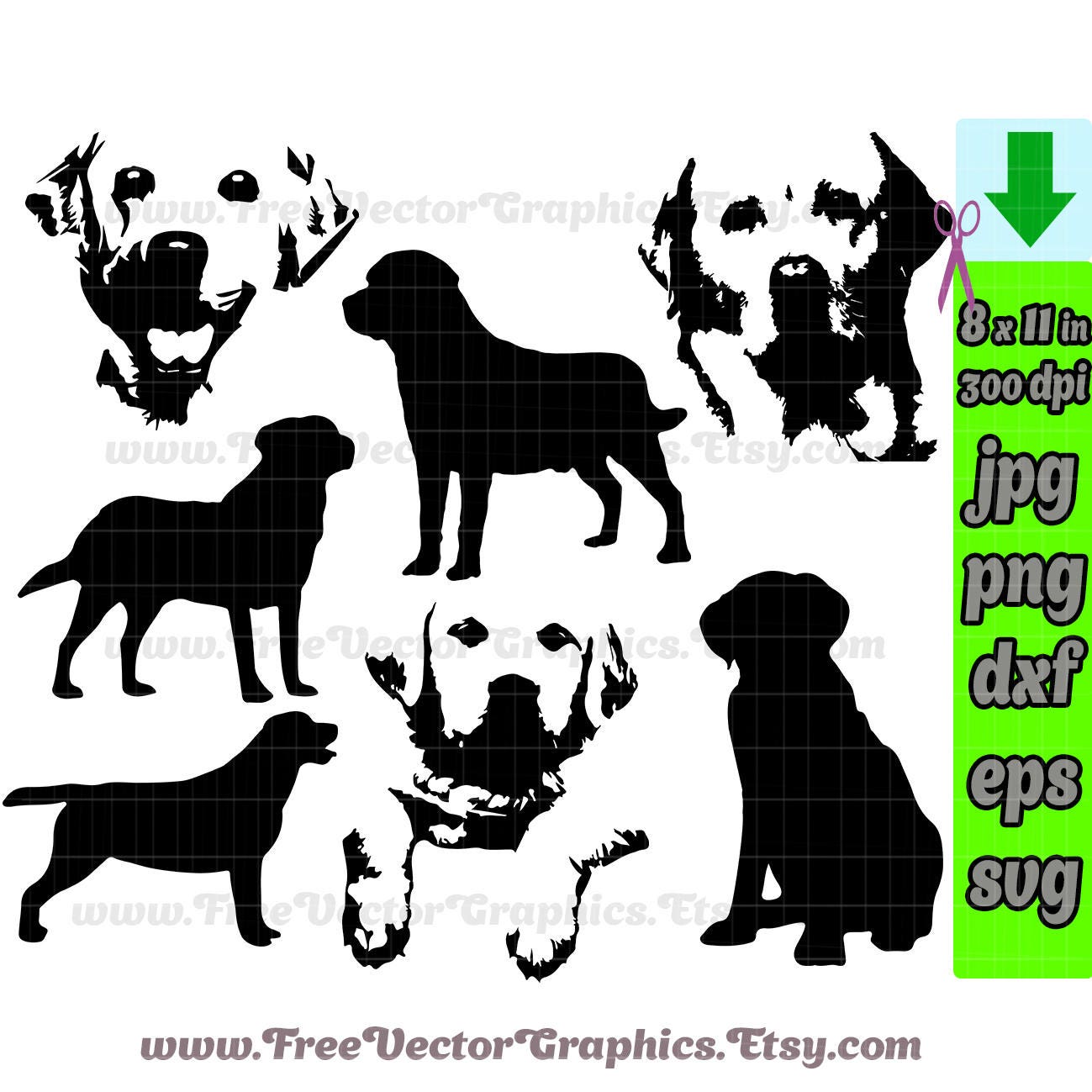 Labrador dog svg vector files clip art lab silhouette yellow