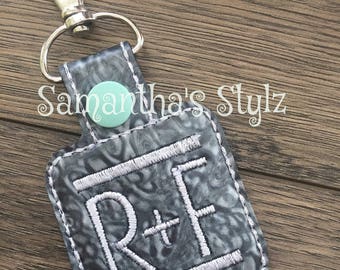 Single Rodan + Fields Key Chain, Advertise R+F, Rodan and Fields, Consultant Gift, R + F Swag, Regimen Colors Key Fobs