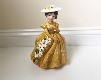 Vintage Relpo Lady Planter 9"h #5929