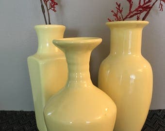Melrose International Natural Wood Bud Vase (Set of 3) main image 1