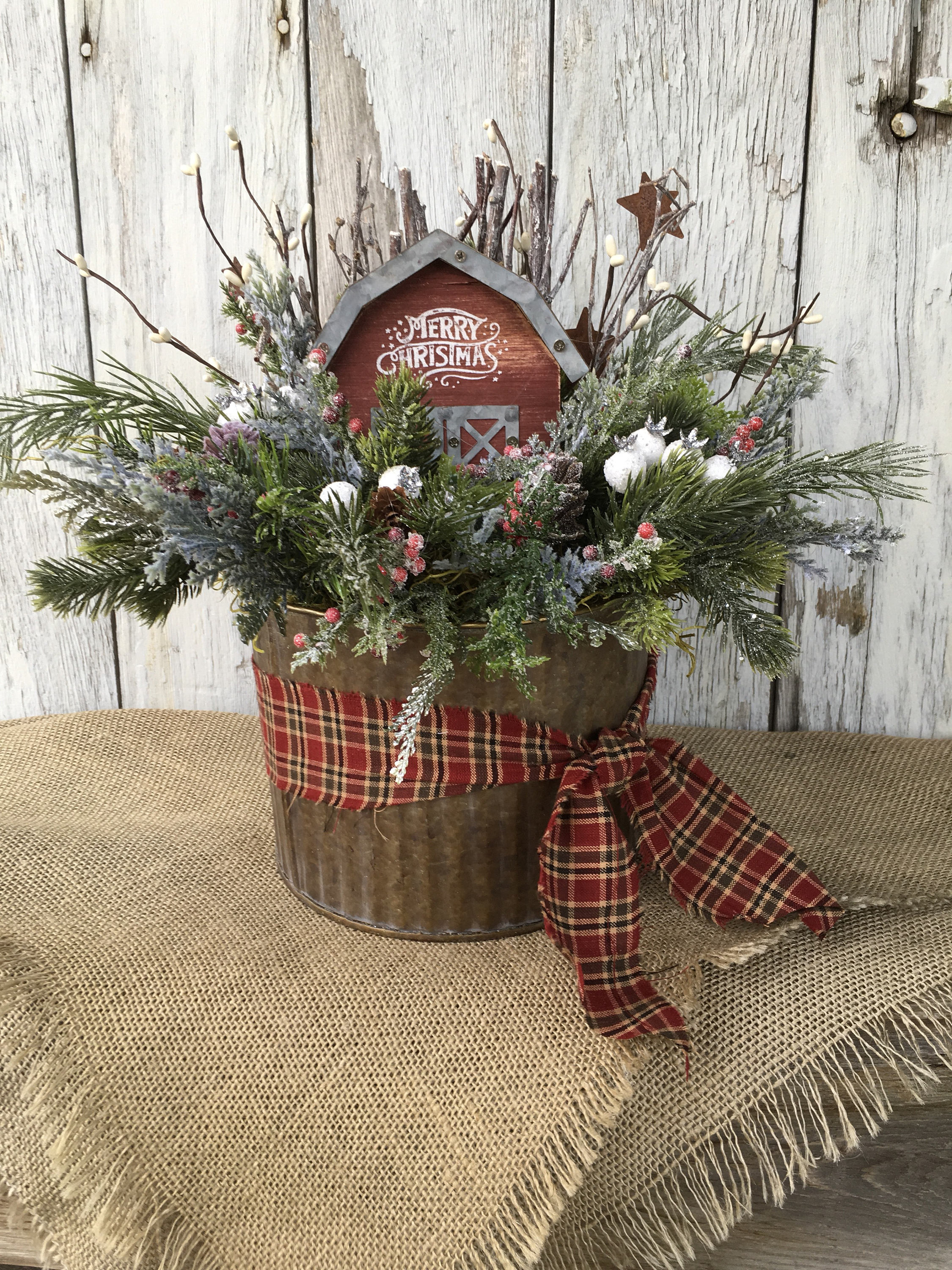 galvanized tin with merry christmas barn primitive christmas galvanized tin with merry christmas barn primitive christmas