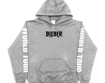 Justin Bieber Purpose Tour World Tour Merch Hoodie Sweatshirt