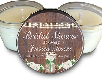 Bridal Shower Favors Set of 12 - 4 oz