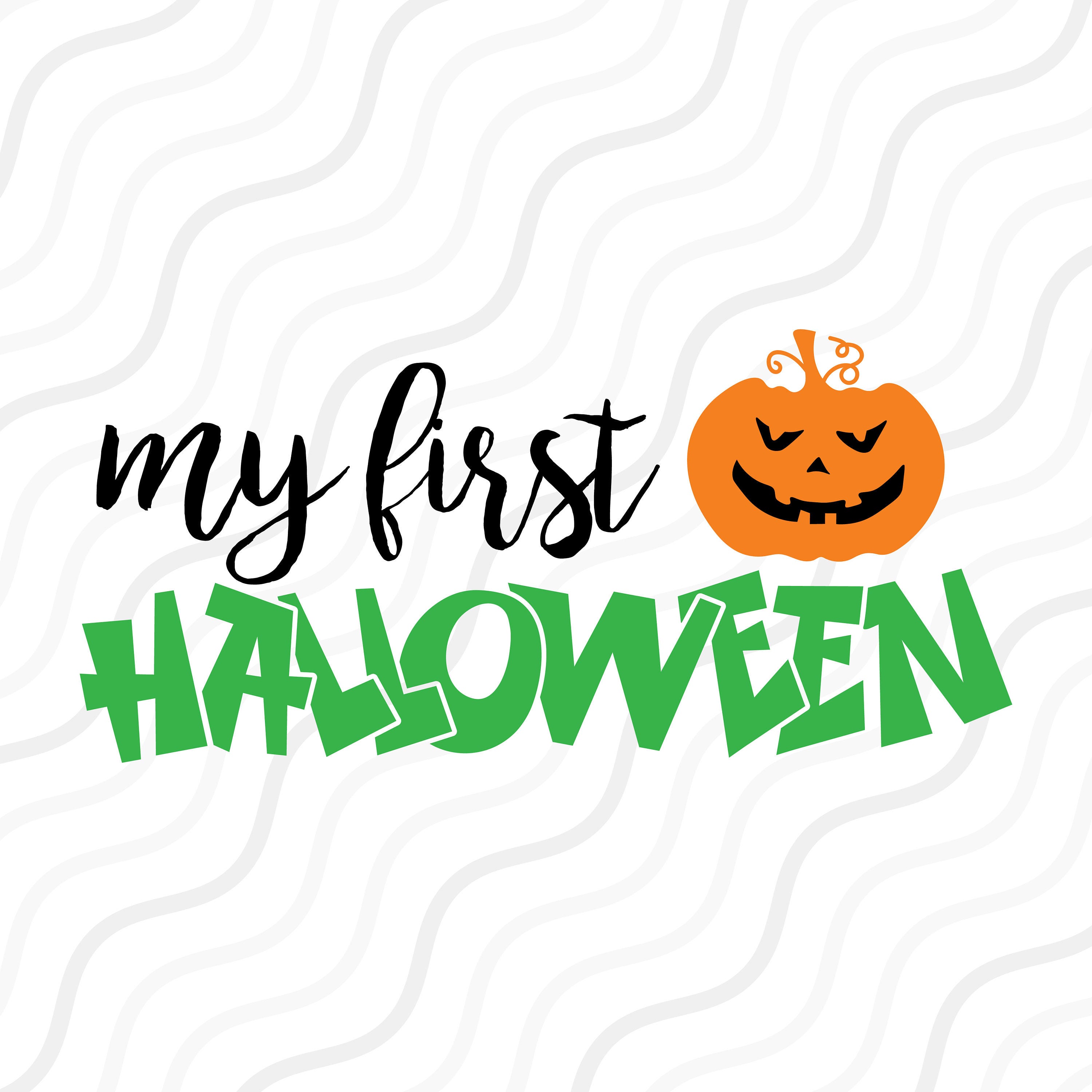 My First Halloween SVG, Happy Halloween svg, Halloween SVG Cut table