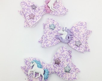 Medium Dolly Unicorn Hundreds and Thousands Bow