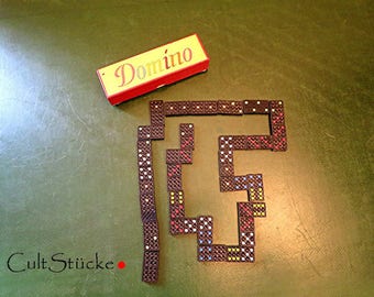 Vintage very old Domino game Domino stones