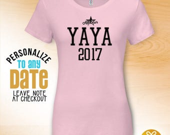 All Star Yaya Since (Any Year), Yaya Gift, Yaya Birthday, Yaya tshirt, Yaya Gift Idea, Baby Shower, Pregnancy