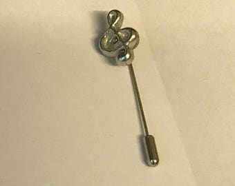 Mermaid Fish Scale Pattern Metal 1.1" Tie Tack Hat Lapel Pin Pinback