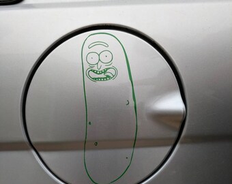 Pickle Rick Outline Decal