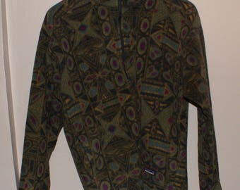 VIntage VTG Patagonia Woman's Patterned Fleece w/ Half Zip