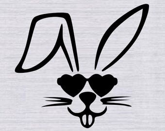 Free Free Bunny Svg With Glasses 932 SVG PNG EPS DXF File