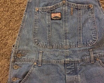 Vintage Guess Overall shorts, made in america