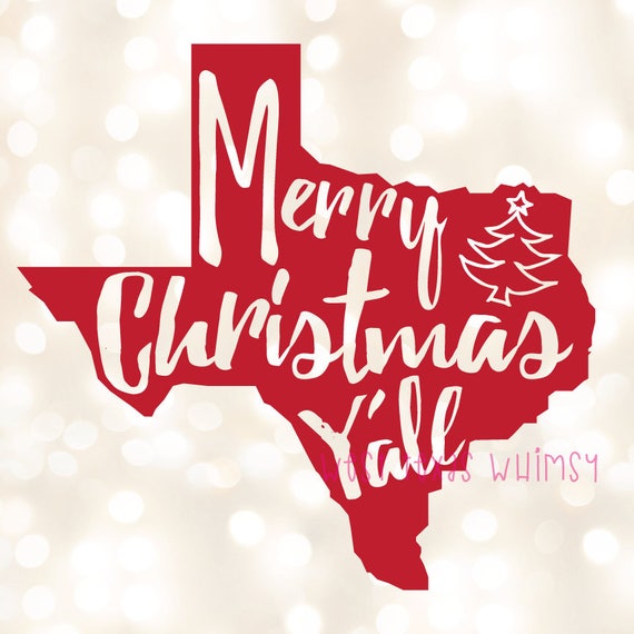 Download Merry Christmas Y'all SVG Texas Christmas SVG Southern