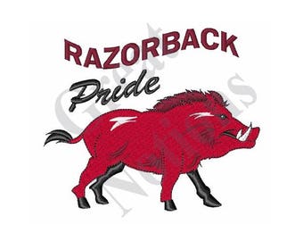 Razorback Pride - Machine Embroidery Design