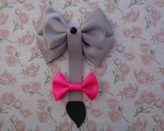 Eeyore Bow | Eeyore Inspired | Winnie The Pooh Inspired | Eeyore Hair Bow | Disney Inspired Hair Bow