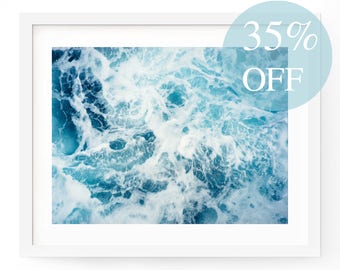 Ocean Wall Art, Ocean Print, Sea Print, Ocean Printable, Scandi Print, Ocean Photo, Nature Art, Beach Print, Ocean Waves, Coastal Wall Art