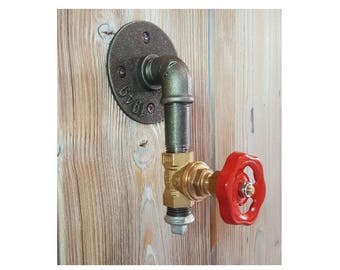 Industrial hook in cast iron fittings