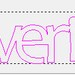 Wooden name SEVERINA CM 60