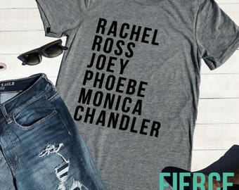 Rachel Ross Joey Friends TV Show Shirt, Friends Shirt, Sister Gift, Best Friends Gift