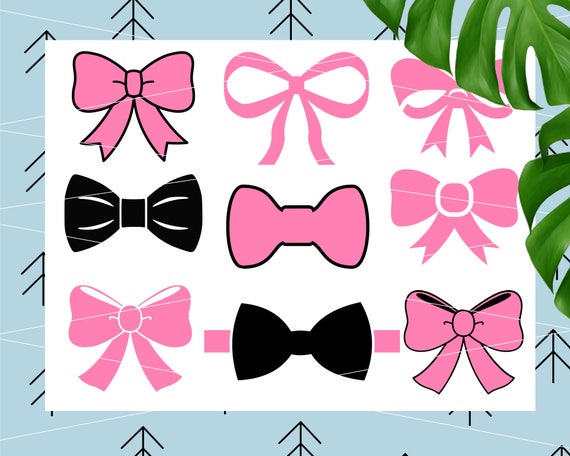 Download Bow Svg Bundle Bow Svg Cheer Bow svg Bow tie svg Girl Svg ...