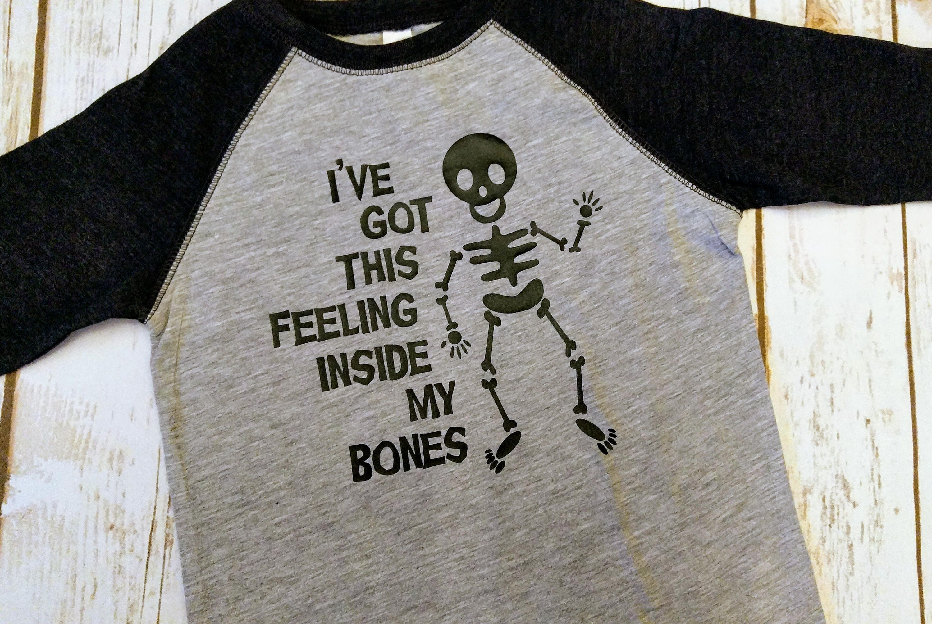 I've Got this Feeling Inside My Bones Boy Halloween Shirt