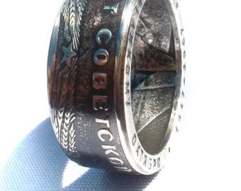 USSR Coin Ring - Soviet Union Souvenir - 1 Ruble - Rings from Coins - 50 year Revolution - Russia - Russian history 1 рубль кольца из монет