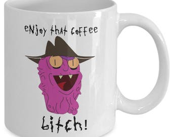 Rick and Morty – 11/15 oz Ceramic Rick & Morty Coffee Mug – Awesome Rick and Morty Gift Featuring Scary Terry – Scary Terry Mug Bitch!