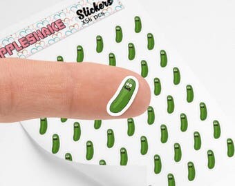 Stickers 56pcs, Planner Organizer Labels, White Stickers, Ricki Pickle, Rick and Morty, Movie, Cartoon