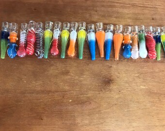 Glass Chillums/Glass Pipes