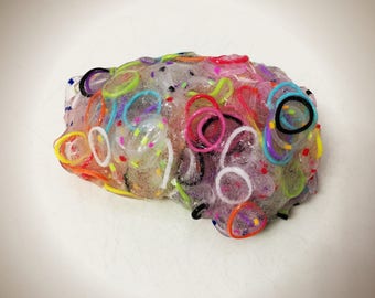 Rubber Band Slime 2oz and 4oz and 8oz