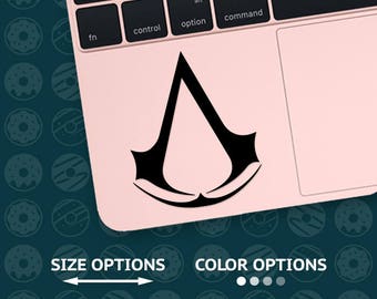 assassins creed, assassin creed, assassins stickers, gaming decals, video game decal, gamer decals, mac book decal, car decal