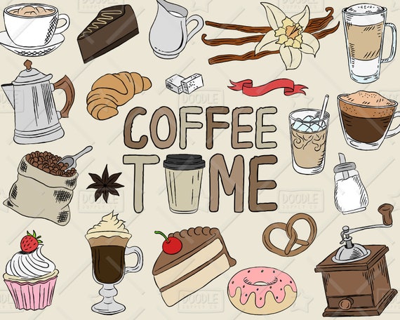 Download Coffee Clipart Vector Pack Coffee Shop Bakery Cafe Clipart