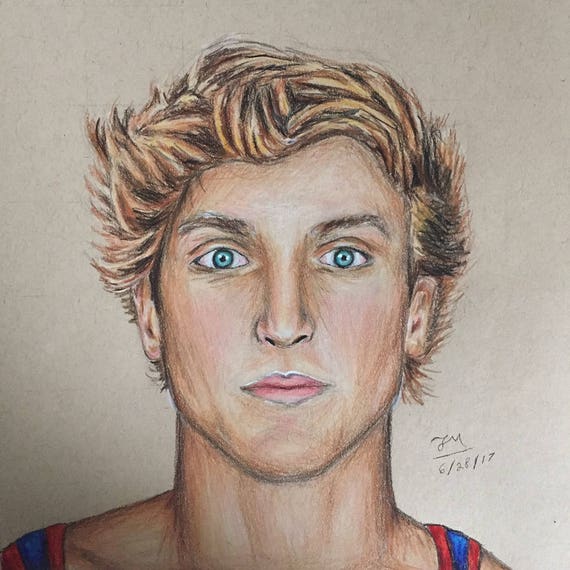 Original drawing of Logan Paul