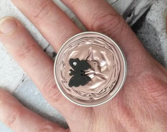 Multi upcycled butterfly Ring