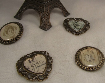 the pins "Barok" Creat'Y. O.N - feminine and unique-