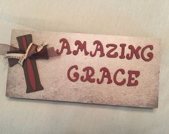 Amazing Grace Wall Art amazing grace sign | etsy Amazing Grace Wall Art amazing grace sign | etsy