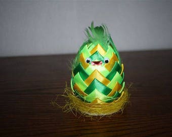 Satin Easter hen