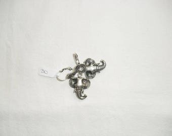 Elephant-headed fancy earrings