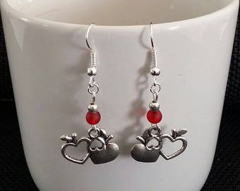 "Apple of love" earrings 4 cm
