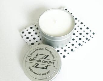3.4oz Citronella Lavender Soy Candle | Tin Can Scented Soy Candle