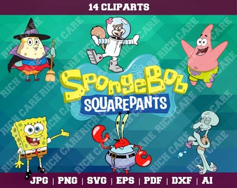 Download Spongebob svg | Etsy