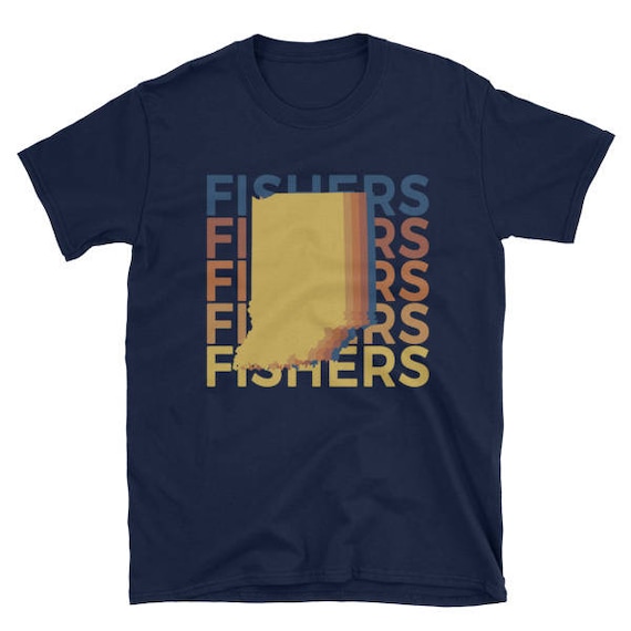 Fishers Indiana T Shirt IN Vintage Repeat