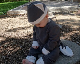 Infant Halloween Costume // Toddler Halloween Costume // Toddler Wolf Costume // Toddler Raccoon Costume