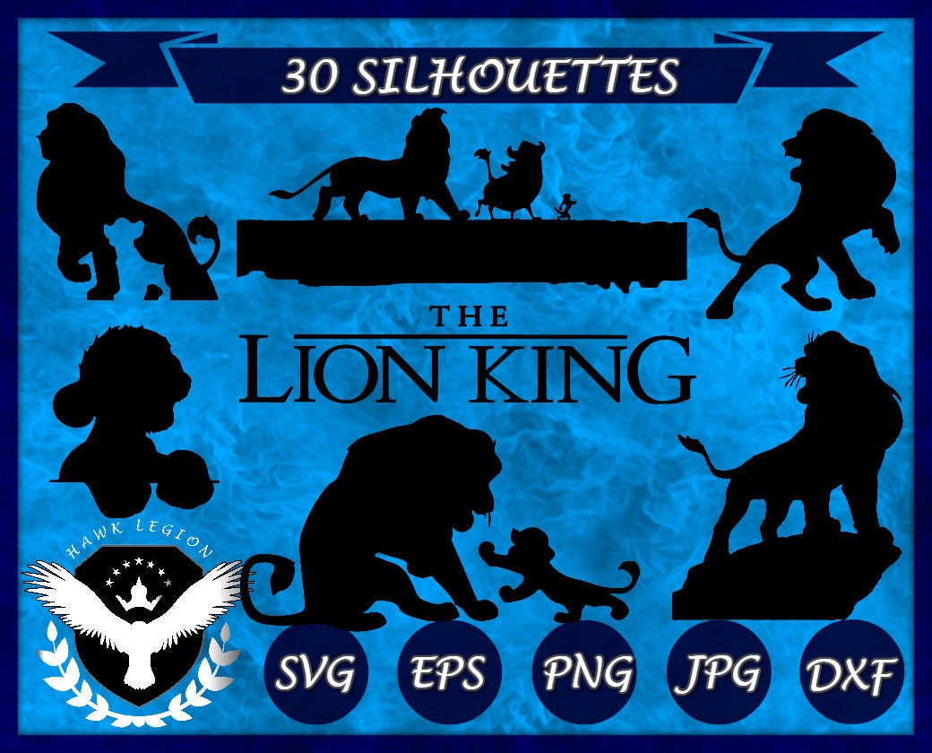 Download 30 Lion King Silhouette | Lion King SVG | Lion King Clipart | Lion King Vector | Hakuna Matata ...