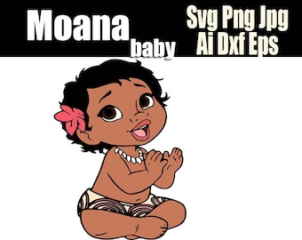 Download Baby moana svg | Etsy