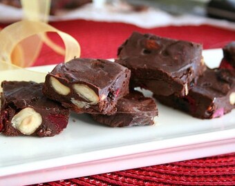 8x8 Pan Sugar Free, Gluten Free, Fruit and Nut Fudge