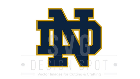 Download Notre Dame Logo Svg, Dxf, Eps, Png - College Svg Files ...