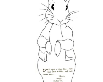 peter rabbit quote etsy